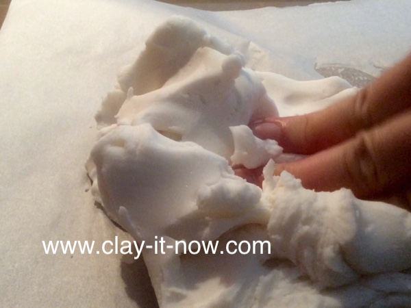 cold porcelain clay art