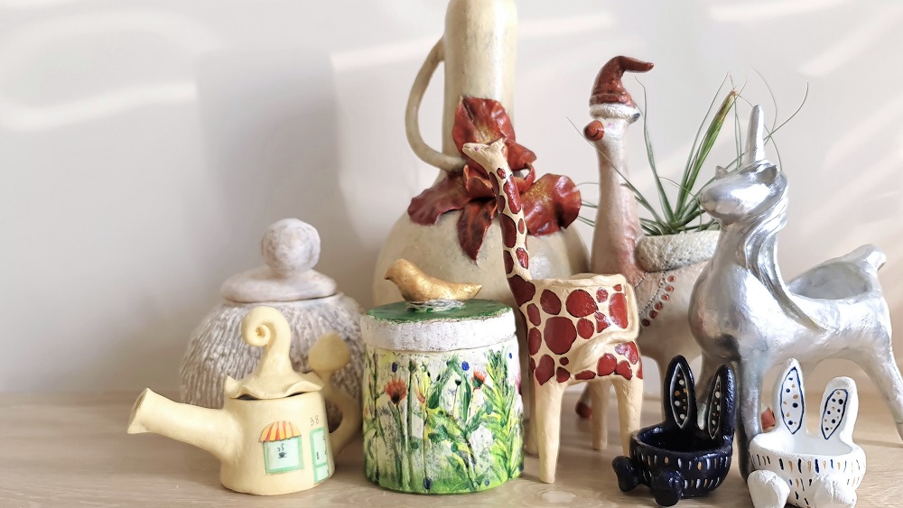 Copycat Pottery, Beautiful Ideas for Home: It's not Ceramic but Clay