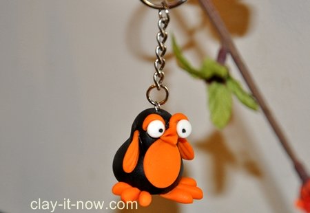 penguin key chain, penguin